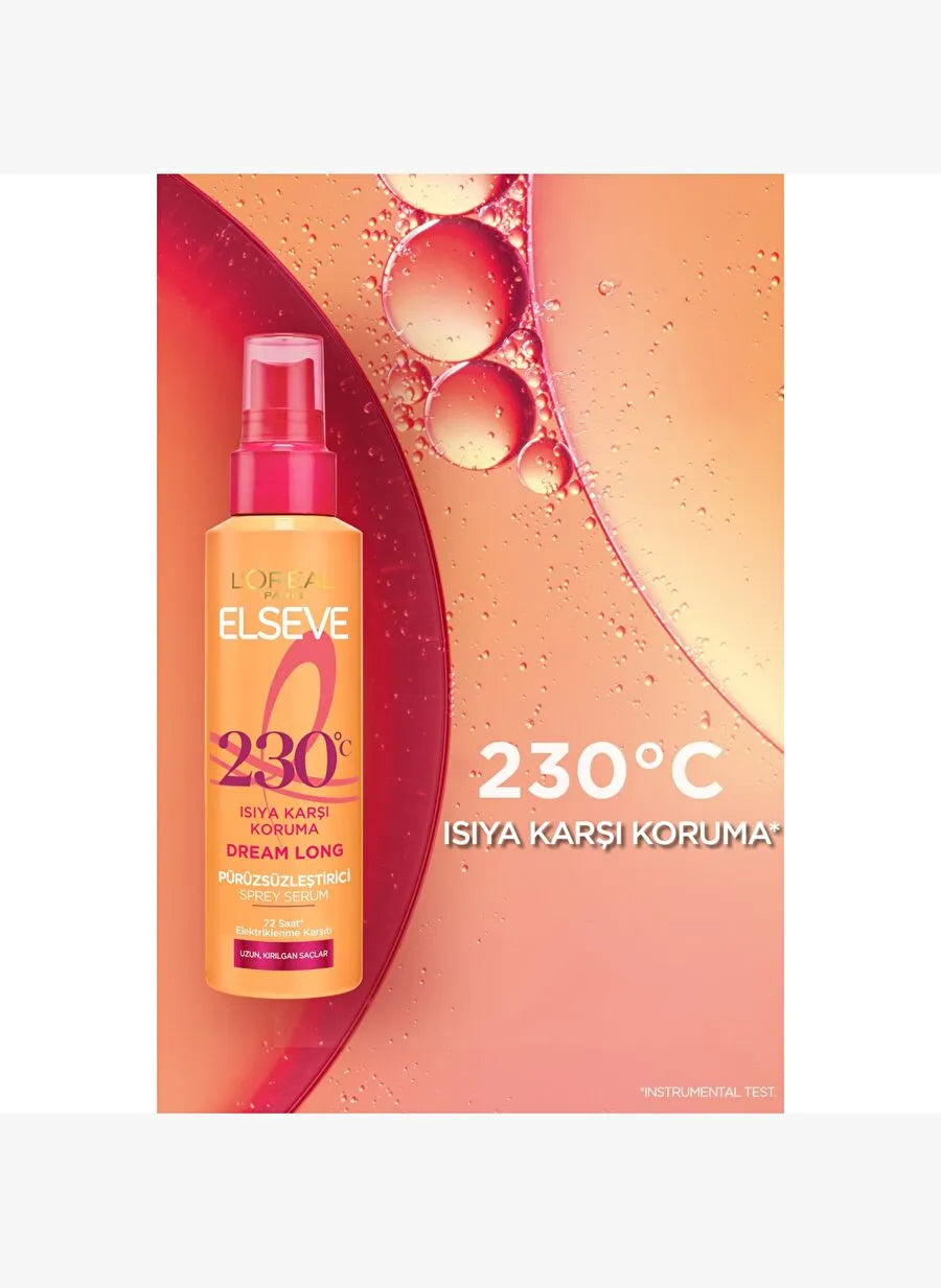 Elseve 230c Isıya Karşı Koruma Pürüzsüzleştirici Sprey Serum 150 ml