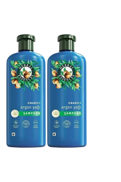 Herbal Essences Şampuan Onarıcı Fas Argan Yağı 350 ml X2 Adet