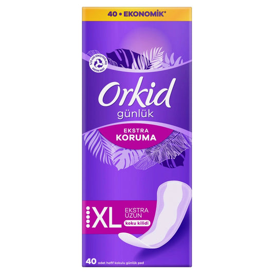 Orkid Extra Koruma Extra Uzun Günlük Ped 40'lı