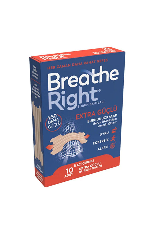 Breathe Right Extra Burun Bandı 10 Adet