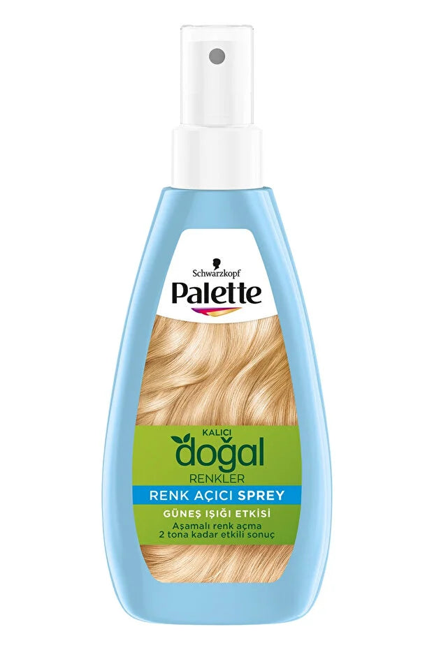 Palette Schwarzkopf Palette Kalıcı Doğal Renkler Renk Açıcı Sprey Saç Boyası