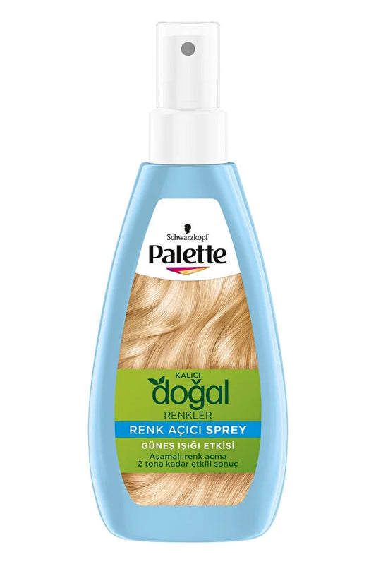 Palette Schwarzkopf Palette Kalıcı Doğal Renkler Renk Açıcı Sprey Saç Boyası