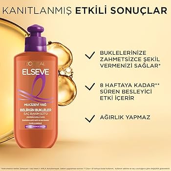 Elseve L'oréal Paris Amla Yağı Bukle Belirginleştirici Saç Bakım Kremi 200 ml