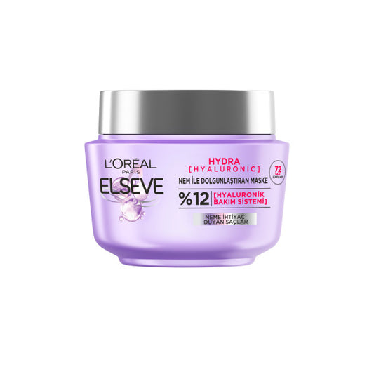 L'Oréal Paris Elseve Hydra [Hyaluronic] 72 Saat Nem ile Dolgunlaştıran Maske 300ml